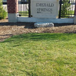 Outdoor sign at Esmerald Spring Townhomes, Detroit, MI